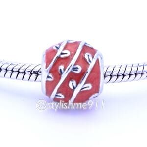 Authentic PANDORA Retired Red Vines Charm - 790525EN17